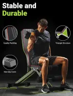 Yoleo Adjustable Weight Bench for Full Body Workoutbb - Image 4