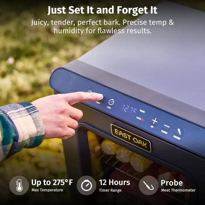 EAST OAK Ridgewood Pro 30" Electric Smoker - Image 6