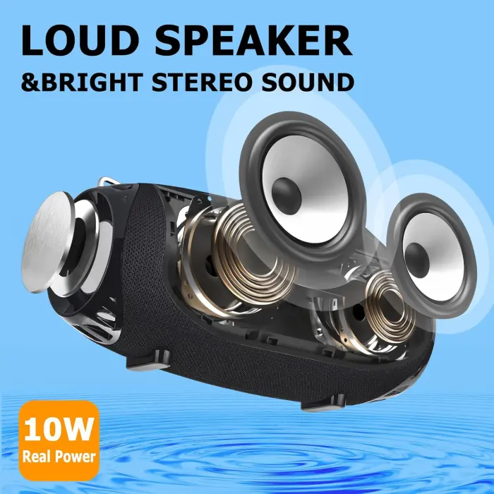 Waterproof Bluetooth Speaker - Perfect for Outdoor Fun & Parties - Image 6