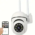 1080P HD Security Camera with Night Vision & Two-Way Audio