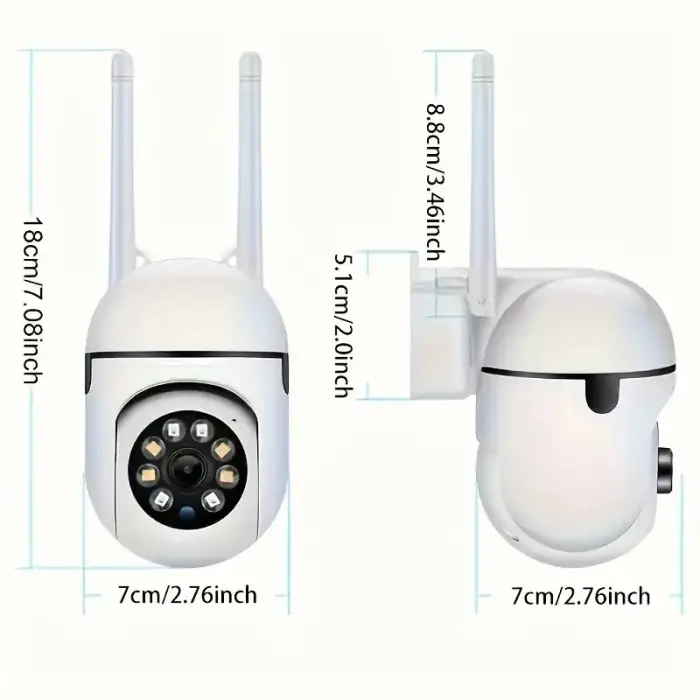 1080P HD Security Camera with Night Vision & Two-Way Audio - Image 4