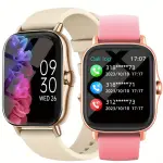 Large-Screen Smartwatch for iPhone & Android | HD Voice Calls, 100+ Sports Modes, Sleep Monitor | Customizable Faces