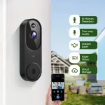 1080P Smart Wireless Video Doorbell with AI Detection & Night Vision