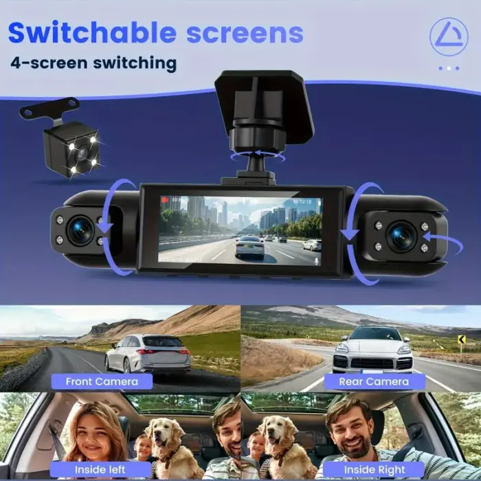 360° 1080P Dash Cam with Night Vision & Motion Detection - Image 6