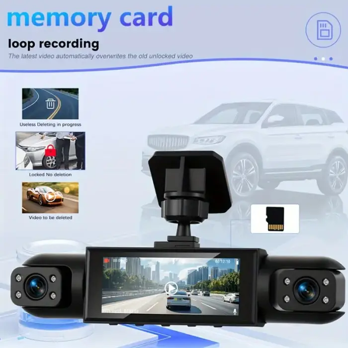 360° 1080P Dash Cam with Night Vision & Motion Detection - Image 5