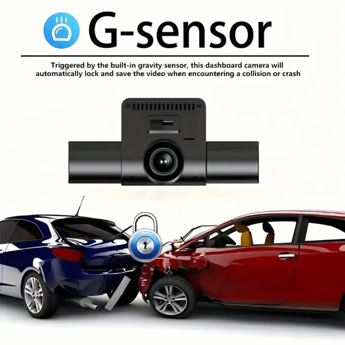High-Def 1080P Dashboard Cameras with 32G Card & Gravity Sensor - Image 4