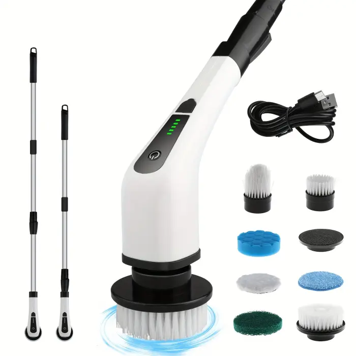 2025 Multifunctional 7-in-1 Electric Cleaning Brush with Long Handle - Image 6