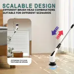 2025 Multifunctional 7-in-1 Electric Cleaning Brush with Long Handle - Image 4