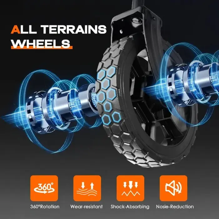 Heavy Duty Folding Utility Cart - 680lbs Capacity - Image 2