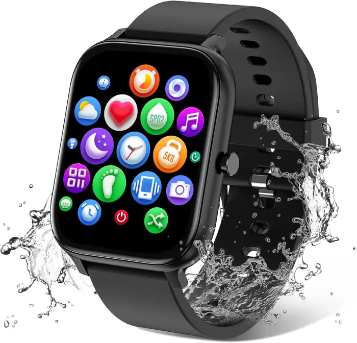 IP68 Waterproof Smart Watch - 1.83" Touch Screen, Fitness Tracker - Image 1