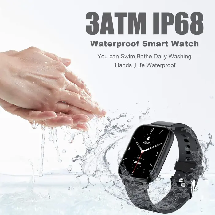IP68 Waterproof Smart Watch - 1.83" Touch Screen, Fitness Tracker - Image 7