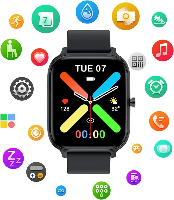 IP68 Waterproof Smart Watch - 1.83" Touch Screen, Fitness Tracker - Image 9
