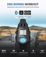 Quiet Magnetic Under Desk Bike Pedal Exerciser with App & Mat - Image 6