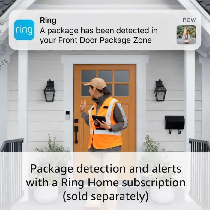 Ring Battery Doorbell - HD Video, Two-Way Talk, Motion Alerts - Image 5