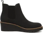 Athlefit Women's Chelsea Wedge Boots - Slip-On Ankle Booties - Image 3