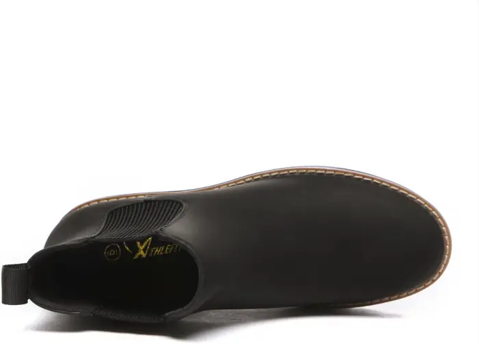 Athlefit Women's Chelsea Wedge Boots - Slip-On Ankle Booties - Image 5