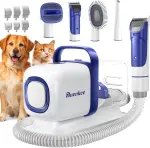 Dog Grooming Kit with Vacuum – 15000Pa Clipper & Low Noise Brush - Image 2