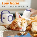 Dog Grooming Kit with Vacuum – 15000Pa Clipper & Low Noise Brush - Image 4