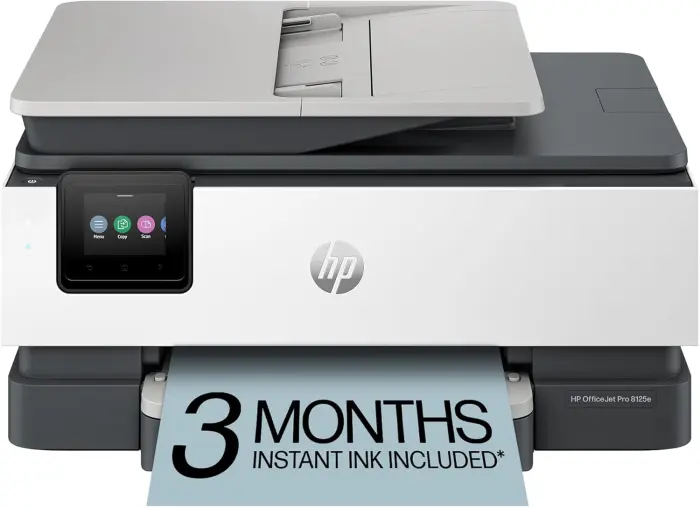 HP OfficeJet Pro 8125e Wireless All-in-One Inkjet Printer - Image 1