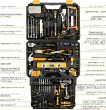 DEKOPRO 12V Cordless Drill Tool Kit Box with Storage Organizer - Image 3