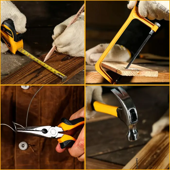 DEKOPRO 12V Cordless Drill Tool Kit Box with Storage Organizer - Image 7