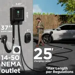 EVIQO Level 2 EV Charger, 40 Amp, Wi-Fi, 25' Cable, NEMA 14-50 - Image 8