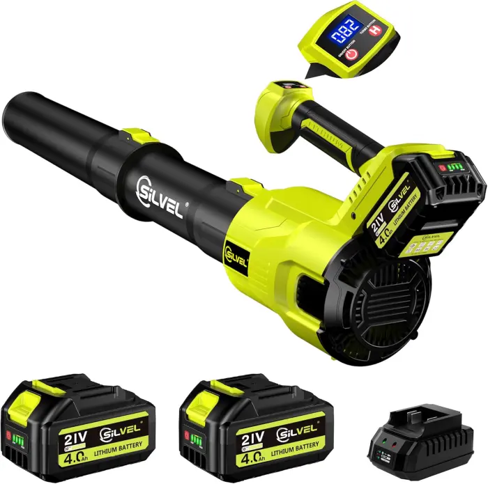 550CFM Cordless Leaf Blower with 24V Battery & Charger - Image 1