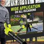 550CFM Cordless Leaf Blower with 24V Battery & Charger - Image 3