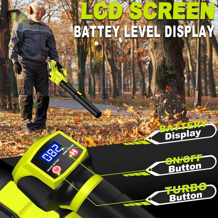 550CFM Cordless Leaf Blower with 24V Battery & Charger - Image 5