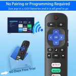 2 Pack Replacement Remote for Roku TV – Compatible with TCL/Hisense - Image 4