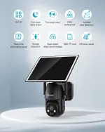 Jennov 4G LTE Solar Security Camera, 2K Night Vision, Wireless - Image 4