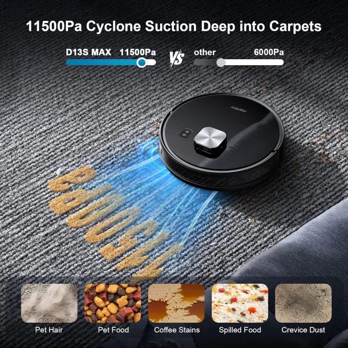 Robot Vacuum & Mop with Smart LiDAR Navigation - Image 5