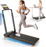 4-in-1 Folding Treadmill with 12% Incline & 350LBS Capacity
