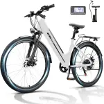 Electric Mountain Bike, 750W Motor, 48V, 20Mph, 50Miles