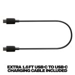 Skullcandy Crusher ANC 2 Wireless Over-Ear Bluetooth Headphones with Extra USB-C Charging Cable, Multi-Sensory Bass, Active Noise Cancelling, 60 Hours Battery, Microphone iPhone Android - True Black - Image 11