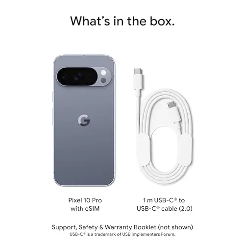 Google Pixel 10 Pro XL - Unlocked Android Smartphone - Gemini AI Assistant, Triple Rear Camera System, Fast-Charging 24+ Hour Battery, and 6.8" Super Actua Display - Jade - 256 GB (2025 Model) - Image 7