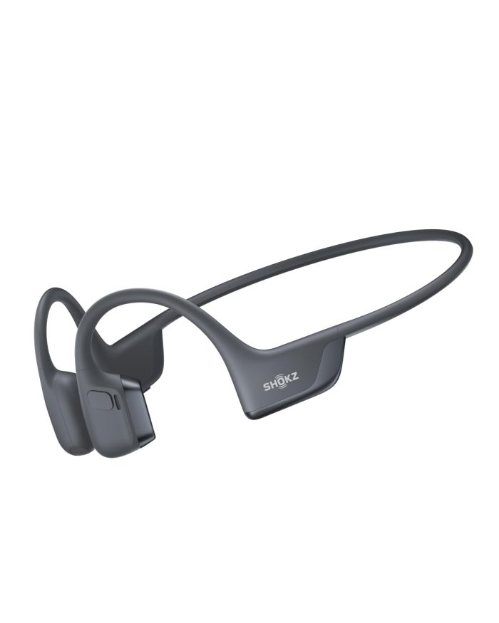 417fmeqXikL SHOKZ New OpenRun Pro 2- Bone Conduction Headphones, Open-Ear Bluetooth Wireless Sport Earphones for Running, Workouts - Sweat Resistant, Secure Comfortable Fit -Deep Bass, Smart Mic, Reflective Strip - Image 1