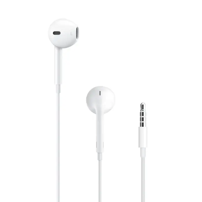 Apple EarPods Headphones with 3.5mm Plug, Wired Ear Buds with Built-in Remote to Control Music, Phone Calls, and Volume - Image 1