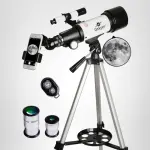 Gskyer Telescope, 70mm Aperture 400mm AZ Mount Astronomical Refracting Telescope for Kids Beginners - Travel Telescope with Carry Bag, Phone Adapter and Wireless Remote. - Image 2