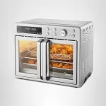 Midea Flexify French Door Toaster Oven Air Fryer Combo, 26.4 QT, Extra Large Air Fryer Countertop Oven 10-in-1 Combo, 25% Faster Cooking and 90% Less Oil, Stainless Steel - Image 2