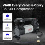 VIAIR Digital EVC85P - Portable Air Compressor Tire Inflator for Car, SUV & Truck | Preset Automatic Shut Off Feature | 12V Road Tire Pump Air Compressor 60 PSI - Image 7