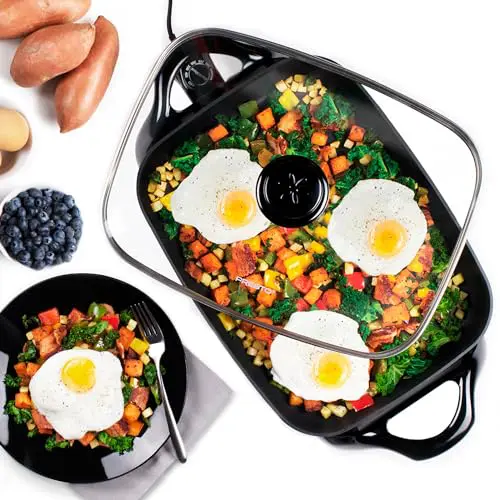Presto 06852 16-Inch Electric Skillet with Glass Cover - Image 4