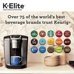 Keurig K-Elite Single Serve K-Cup Pod Coffee Maker, with Strength and Temperature Control, Iced Coffee Capability, 8 to 12oz Brew Size, Programmable, Brushed Slate - Image 2
