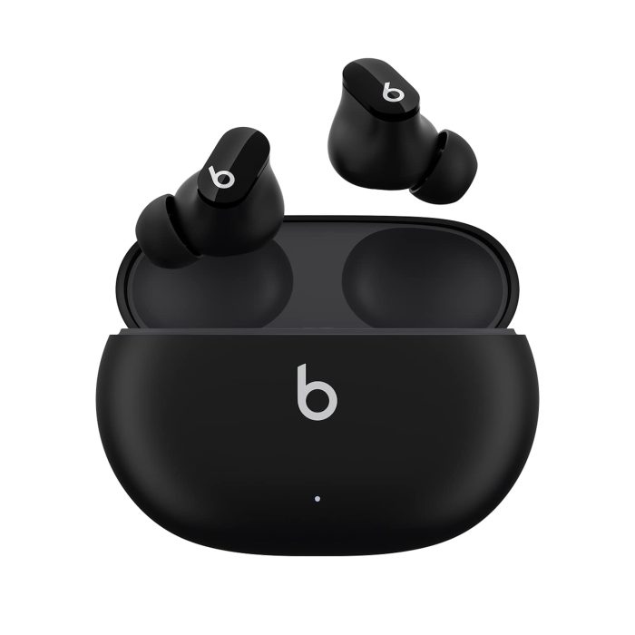 Beats Studio Buds - True Wireless Noise Cancelling Earbuds - Compatible with Apple & Android, Built-in Microphone, IPX4 Rating, Sweat Resistant Earphones, Class 1 Bluetooth Headphones - Black - Image 1