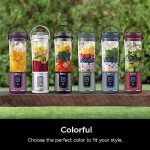 Ninja BC151BK Blast Portable Blender, Cordless, 18oz. Vessel, Personal Blender-for Shakes & Smoothies, BPA Free, Leakproof-Lid & Sip Spout, USB-C Rechargeable, Dishwasher Safe Parts, Black - Image 4