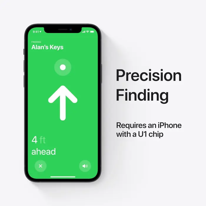 Apple AirTag 4 Pack. Keep Track of and find Your Keys, Wallet, Luggage, Backpack, and More. Simple one-tap Set up with iPhone or iPad - Image 3