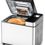 MERIOR 25-IN-1 Bread Maker with Visible Lid | 2lb Automatic Machine, Auto Nut Dispenser, 13-Hour Delay Timer, One-Touch Control & Recipes – Easy Operation, High Success for Homemade Bread
