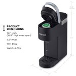 Keurig K-Mini Single Serve K-Cup Pod Coffee Maker, 6 to 12oz Brew size, with Cord Storage, Perfect for Small Spaces, Black - Image 7