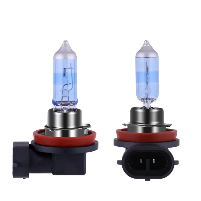 NEWBROWN H11 Headlight Bulb 5000K Super White Light Long Life Replacement PGJ19-2 12V/55W (H11, 2 Pack) - Image 1