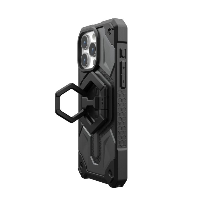 URBAN ARMOR GEAR UAG Magnetic Phone Ring Stand Compatible with MagSafe Magnet, Removable Metal Finger Ring Grip & 360 Rotation Adjustable Kickstand for iPhone 17, Galaxy S25, Black/Black - Image 5
